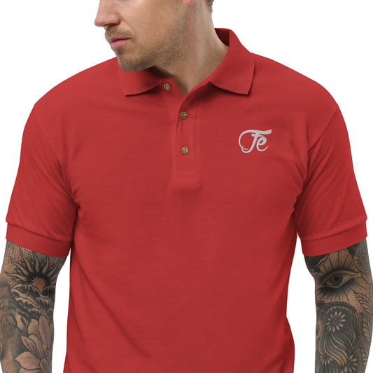 Fe 7th Ave Embroidered Logo Polo