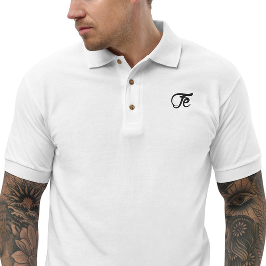 Fe 7th Ave Embroidered Logo Polo