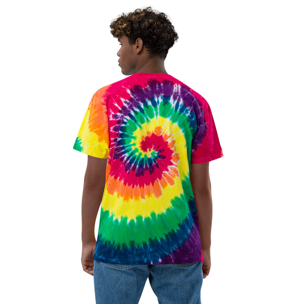 FE 7TH AVE OVERSIZED ( NEBULA ) TIE DYE SHIRT EMBROIDERED LOGO