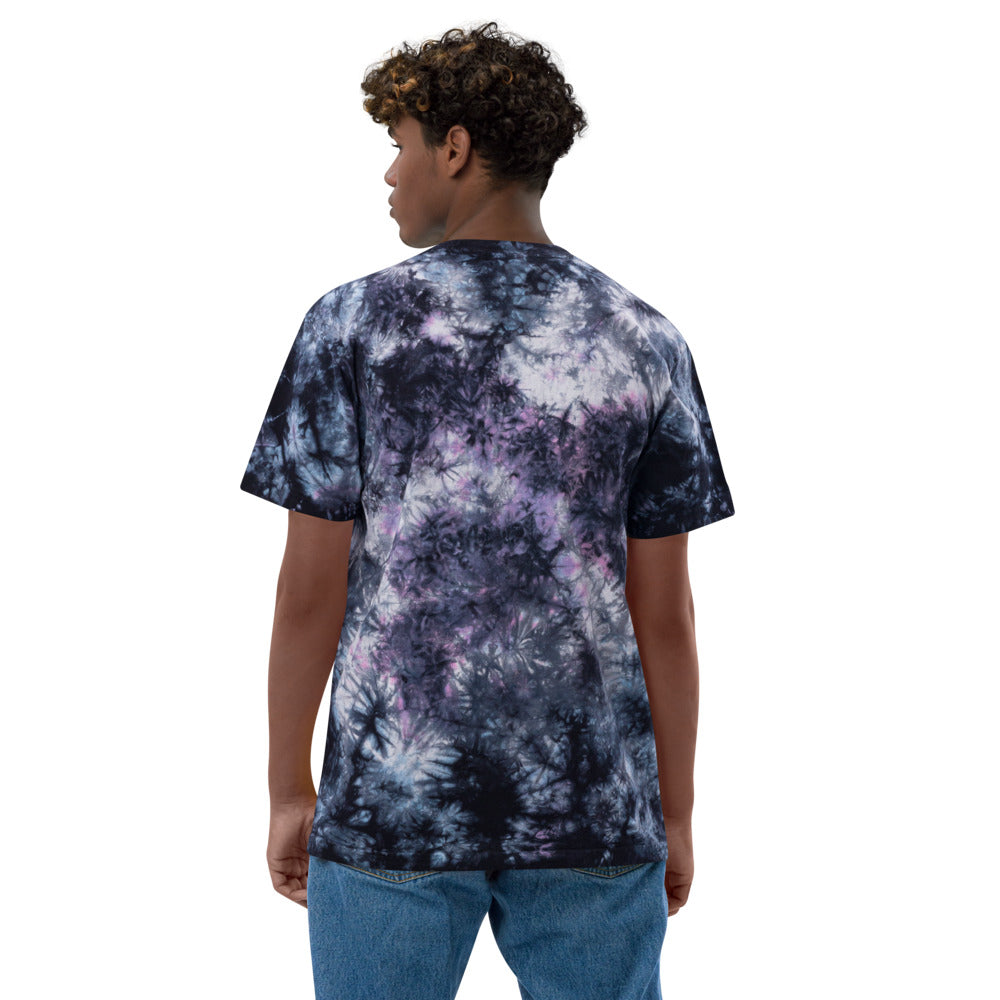 FE 7TH AVE OVERSIZED ( NEBULA ) TIE DYE SHIRT EMBROIDERED LOGO